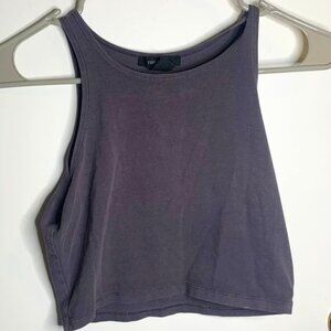 Navy Women's Crop Top